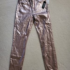 Barbie Pink 7 for All Mankind Metallic Jeans